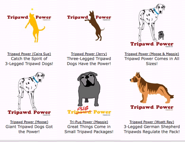 All New Tripawd Power Designs