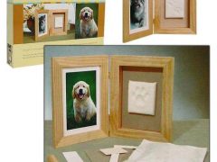 Paw Print Keepsake Frame Honors Loved Pets Pawprint Memeorial Kit
