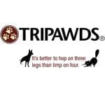 Tripawds Logo Tagline Three Legged Cat Dog Apparel