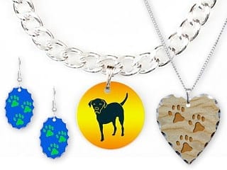 Tripawds Three Legged Dog Charm Necklaces Earrings Bracelet