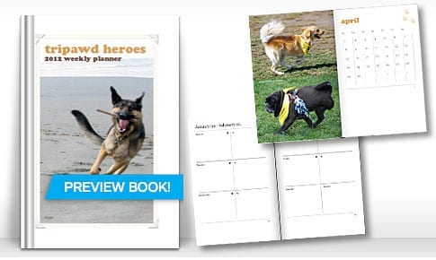 2012 Tripawds Weekly Planner Book