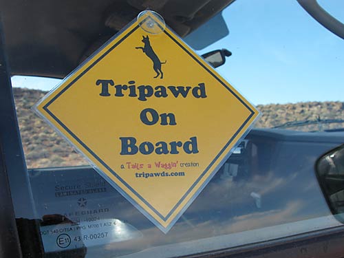 Tripawd On Board Window Placard