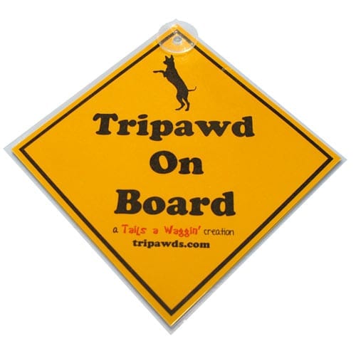 Tripawd On Board Window Placard