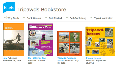 Tripawds Blurb Bookstore