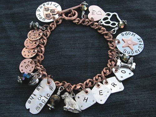 Tripawd Hero Hope Charm Bracelet