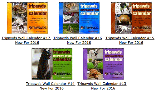 Tripawds 2016 Calendars