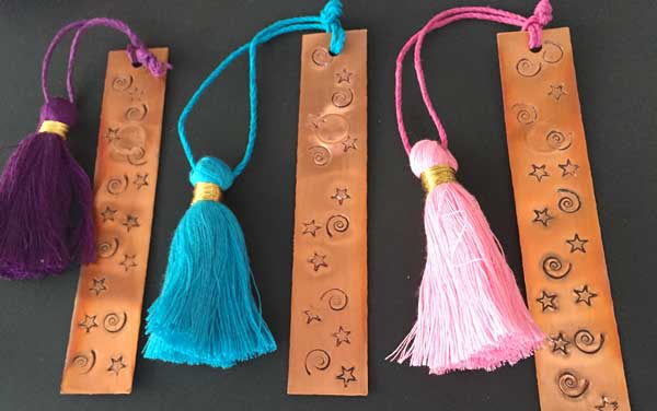 Tripawds Three Paw Metal Bookmark