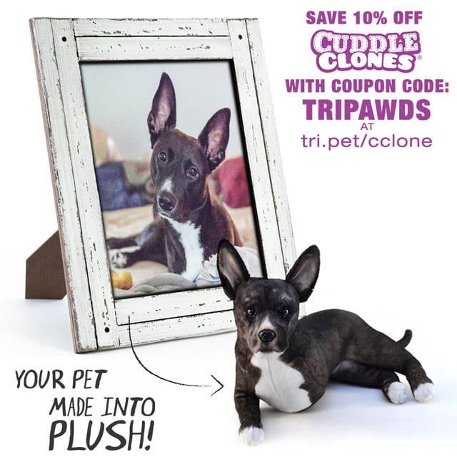 Cuddle Clones Coupons Save on Custom Plush Tripawds from a Photo