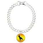 three legged dog charm bracelet