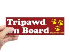 tripawds bumper sticker
