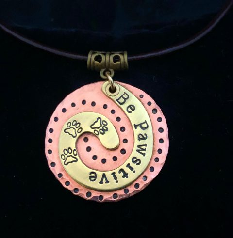 Be Pawsitive Pendant Necklace