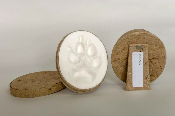 DIY paw print impression kit