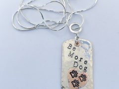 Be More Dog Tag Necklace