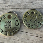 Protect My Cat Guardian Angel Collar Tag